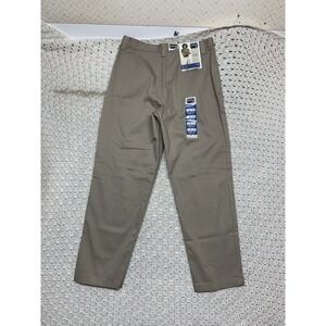 Lee Riders Pants‎ Women's 12P Slash Pocket Eased Fit Khaki Petite W30 L28 NWT
